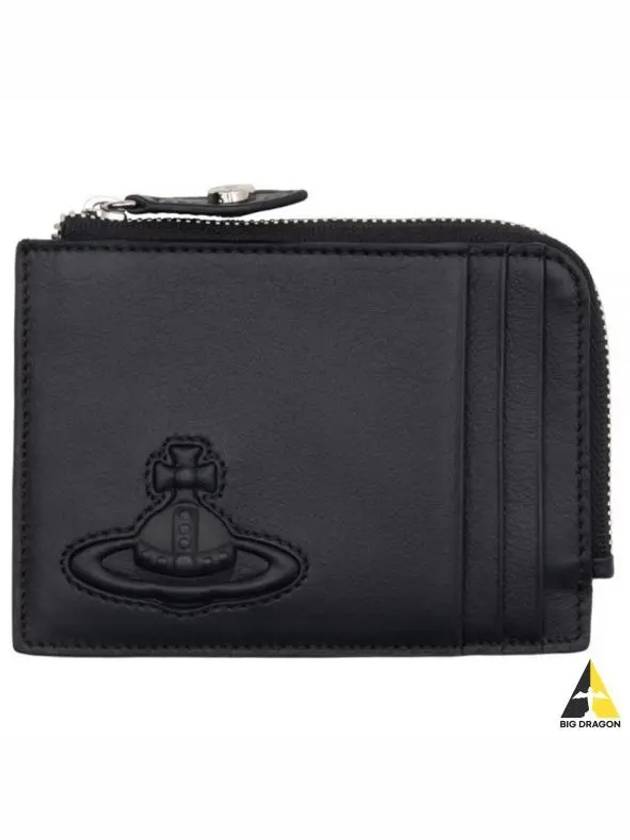 CARD HOLDER WITH ZIP 54020009U L001S N401 zipper - VIVIENNE WESTWOOD - BALAAN 1