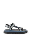 D-Way Embroidered Logo Sandals Blue - DIOR - BALAAN 2