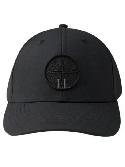 6 Panel Ball Cap Black - STONE ISLAND - BALAAN 2