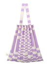 Tote bag grid purple - PLEATSMAMA - BALAAN 5