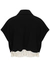 Crop open collar TV BK - PASSARDI - BALAAN 3