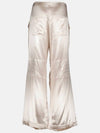 Women's Viscose Shiny Cargo Pants Beige - FENDI - BALAAN 3