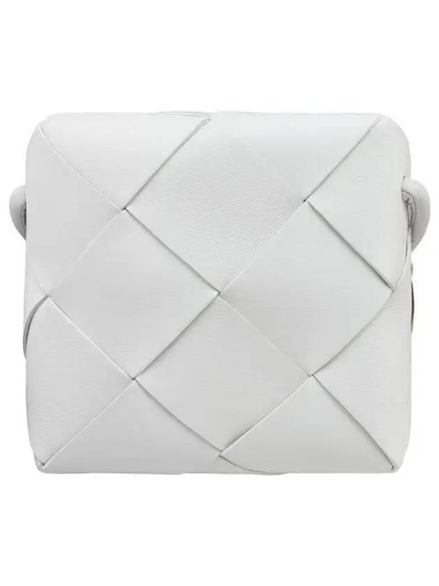 Cassette Intrecciato Mini Shoulder Bag White - BOTTEGA VENETA - BALAAN 2