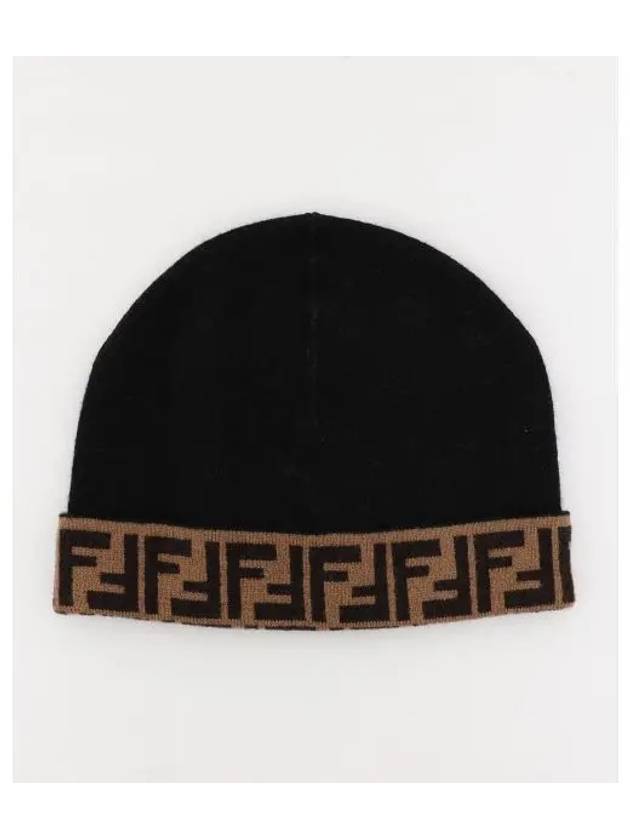 FF Logo Beanie Black - FENDI - BALAAN 2