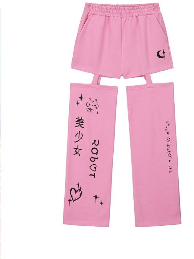 07 cut out emoji pants PINK - CLUT STUDIO - BALAAN 7