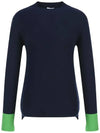 Logo slit knit t-shirt MK3SP032NVY - P_LABEL - BALAAN 10