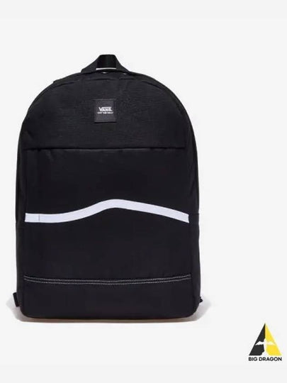 MN Construct School Backpack BLACK white - VANS - BALAAN 1