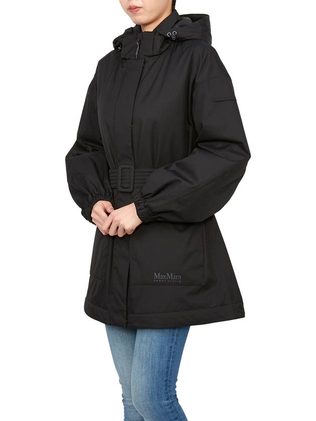 Circolo Hooded Padding Black - MAX MARA - BALAAN 8