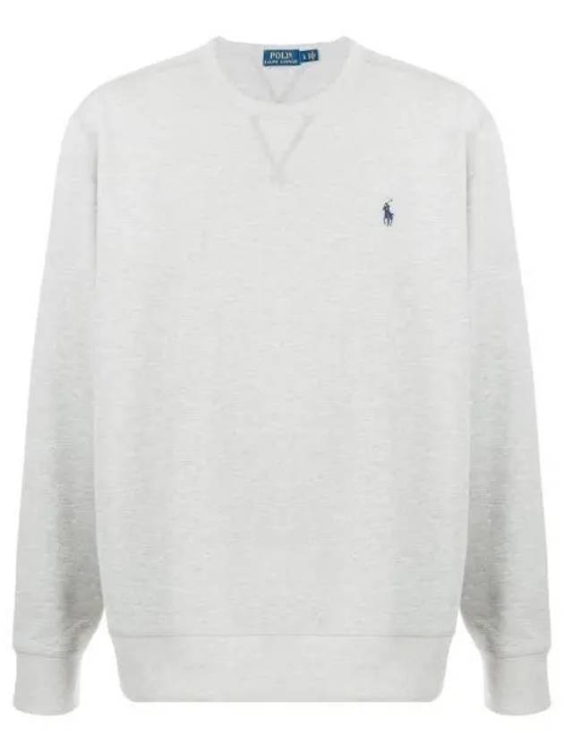 Embroidered Logo Pony Crew Neck Sweatshirt Grey - POLO RALPH LAUREN - BALAAN 2