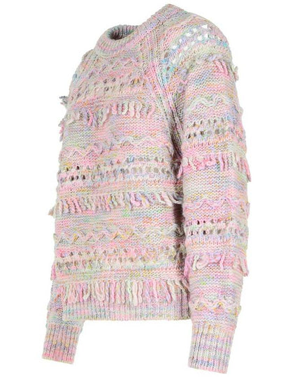 Isabel Marant Étoile 'Rivka' Pink Acrylic Blend Sweater - ISABEL MARANT ETOILE - BALAAN 2