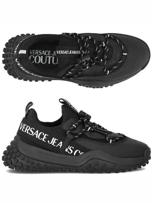 Jean Couture Logo Band 77YA3SN2 ZS918 899 Men s Sneakers 1052614 - VERSACE - BALAAN 1