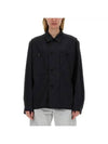 Soft Military Long Sleeve Shirt Black - LEMAIRE - BALAAN 2