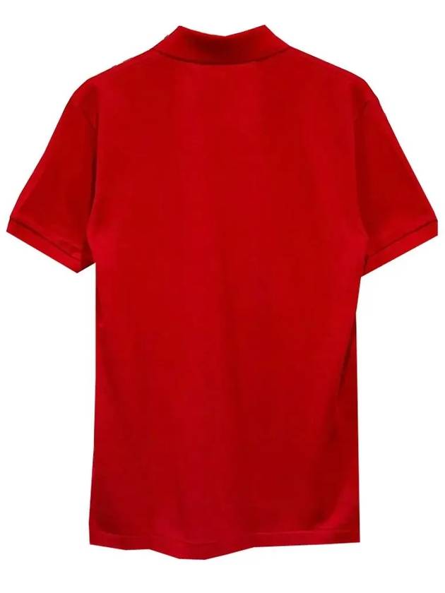 Red Wappen Collar T Shirt AZ T006 051 4 - COMME DES GARCONS - BALAAN 4