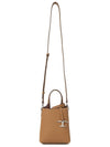 Micro Leather Mini Tote Bag Brown - TOD'S - BALAAN 8