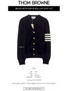 Milano Stitch 4 Bar Cardigan Navy - THOM BROWNE - BALAAN 3