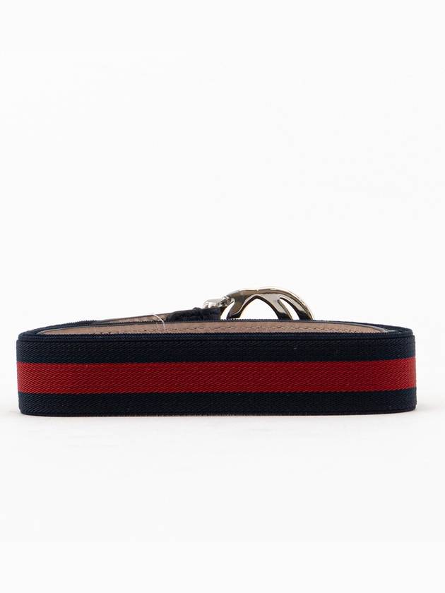 Kids GG Logo Belt Navy - GUCCI - BALAAN 5