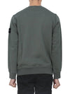 Wappen Patch Garment Dyed Sweatshirt Musk Green - STONE ISLAND - BALAAN 5