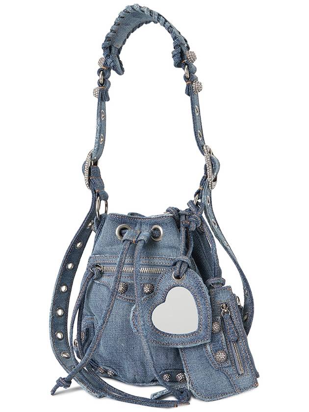 Le Cagole XS Bucket Bag Blue - BALENCIAGA - BALAAN 3