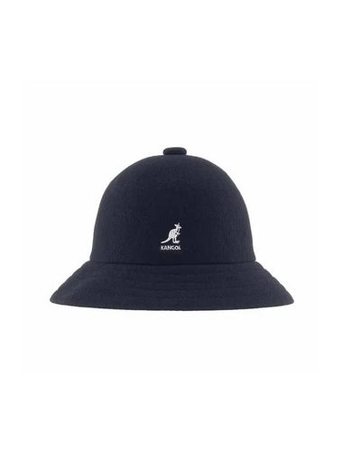 K3451 DK BLUE Casual Wool Bucket Hat - KANGOL - BALAAN 1