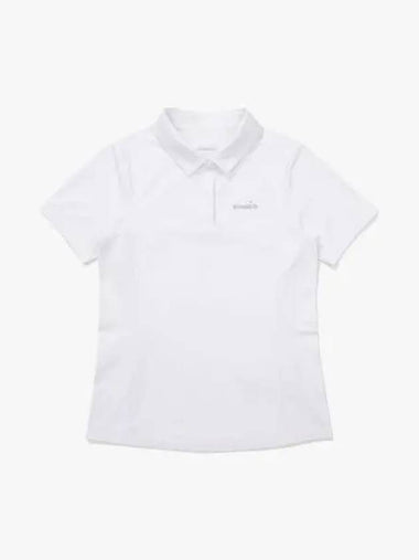 Diadora performance mesh short sleeve collar women white - DIADORA - BALAAN 1