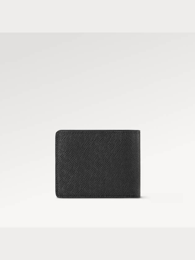 Slender Wallet Taiga Black - LOUIS VUITTON - BALAAN 7