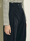 Corduroy Round Wide Pants Navy - JUN BY JUN K - BALAAN 3