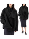 Unbalance Button Blouson Jacket Black - LEMAIRE - BALAAN 2