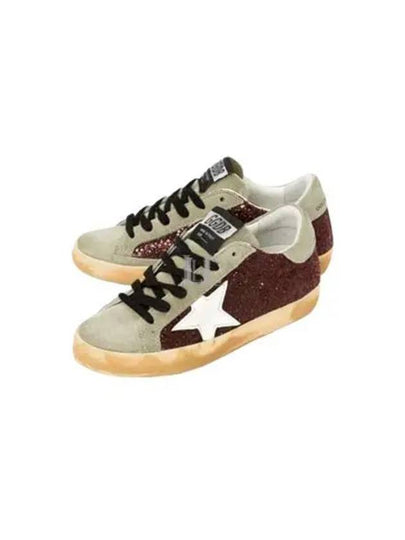 Superstar Clitter Low Top Sneakers Bordeaux - GOLDEN GOOSE - BALAAN 2