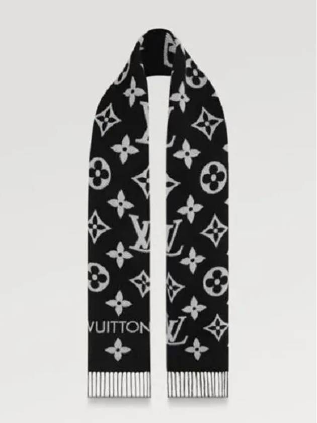 LV Essential Muffler Black - LOUIS VUITTON - BALAAN 2