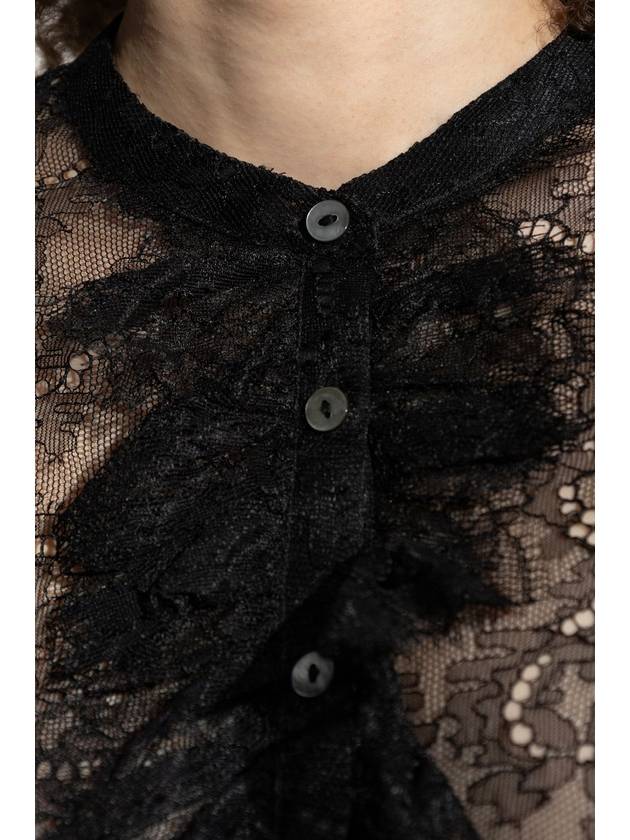 Ulla Johnson Lace Shirt Cecile, Women's, Black - ULLA JOHNSON - BALAAN 5