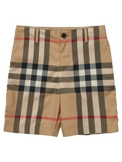 Kids Vintage Check Shorts Beige - BURBERRY - BALAAN 2