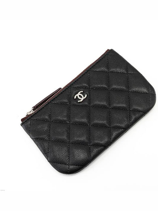 Classic Mini Clutch Black Silver A82365 B01480 - CHANEL - BALAAN 2