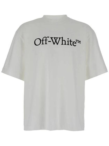 OFF-WHITE BIG BOOKISH SKATE S/S TEE - OFF WHITE - BALAAN 1