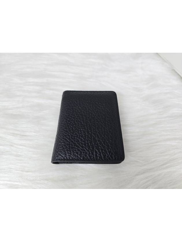 4 Stitch Keyring Card Wallet Black - MAISON MARGIELA - BALAAN 3