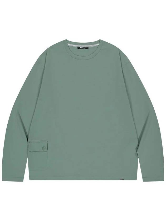 Sorona crew neck long sleeve tshirt khaki - OFFGRID - BALAAN 4