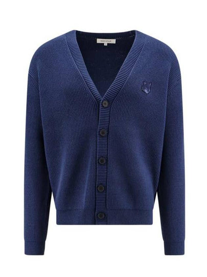 Bold Fox Head Cardigan Navy - MAISON KITSUNE - BALAAN 2