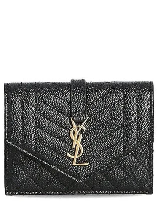 quilted leather wallet 739450BOWT1--1000 B0020168520 - SAINT LAURENT - BALAAN 2