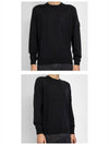 Men's Shadow Project Wappen Pocket Wool Knit Top Black - STONE ISLAND - BALAAN 7