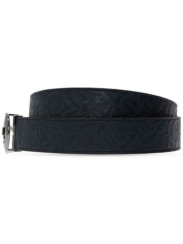 FERRAGAMO Branded Belt, Men's, Grey - SALVATORE FERRAGAMO - BALAAN 3