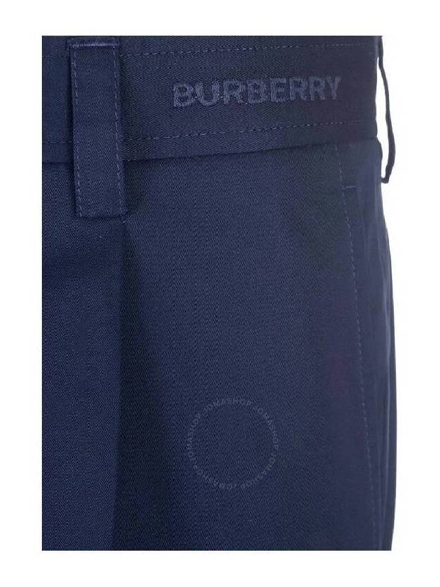 Straight Pants 8065678 Blue - BURBERRY - BALAAN 4