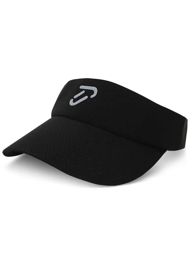 Logo perforated sun cap IPM3MCP711 BK - IJP DESIGN - BALAAN 3