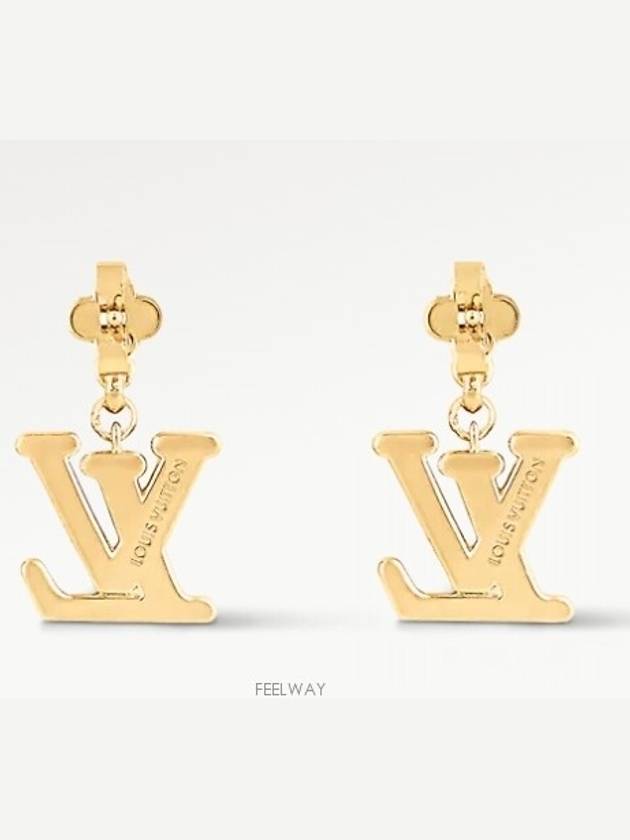 Lady LV Earrings Gold - LOUIS VUITTON - BALAAN 4