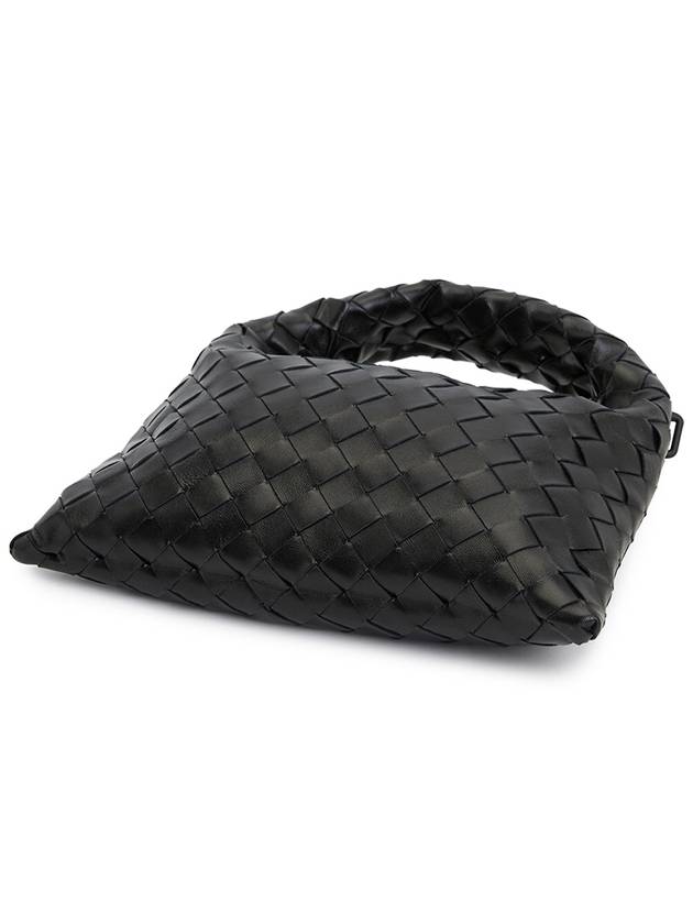 Intrecciato Mini Hop Tote Bag Black - BOTTEGA VENETA - BALAAN 5