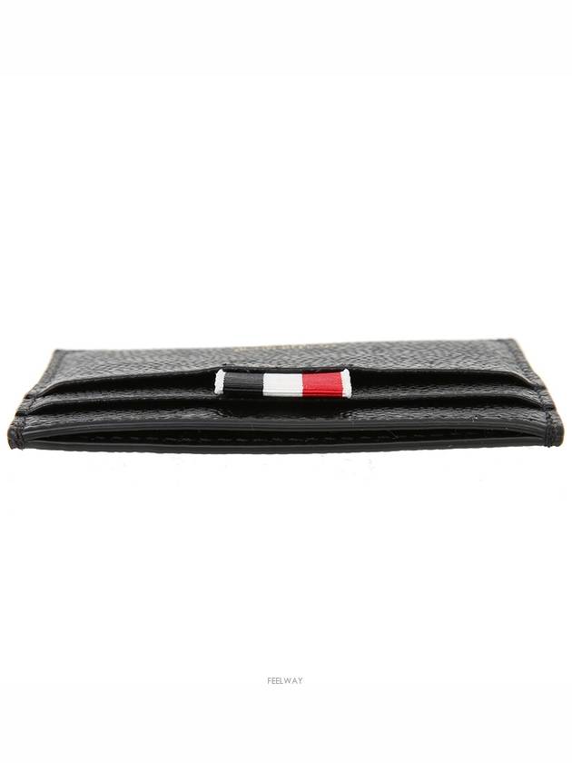 Card wallet three stripe tab pebble grain business MAW031L - THOM BROWNE - BALAAN 5