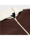 Honeycomb Jersey Tracksuit Jacket Brown - CELINE - BALAAN 3