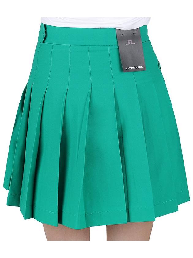 Women's Adina Golf Skirt Skirt Green - J.LINDEBERG - BALAAN 9