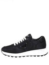 Prax 1 Re-Nylon Low Top Sneakers Black - PRADA - BALAAN 2