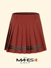 Skirt Shorts Orange Label Coral Orange Pleated Skirt GKW9137 - MAHES - BALAAN 1