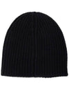 Big Logo Patch Wool Beanie Black 3B000 18 M1115 999 - MONCLER - BALAAN 3