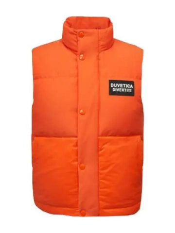 Ugeti Orange Men s Outerwear Vest - DUVETICA - BALAAN 1